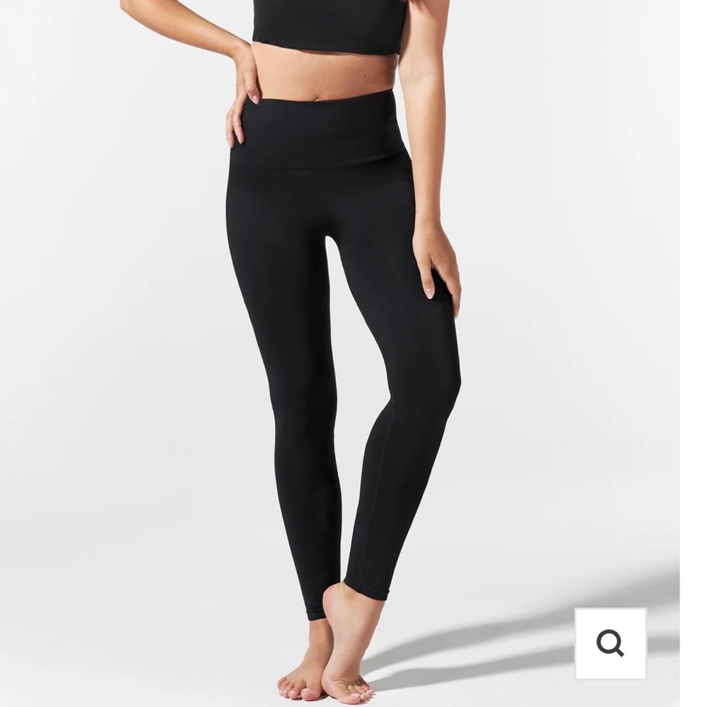 Blanqi Black Hipster Support Leggings S